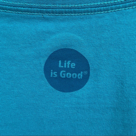 LIFE IS GOOD / Dog Head Graphic Crusher Tee Classic Fit Size XL - Picture 7 of 9